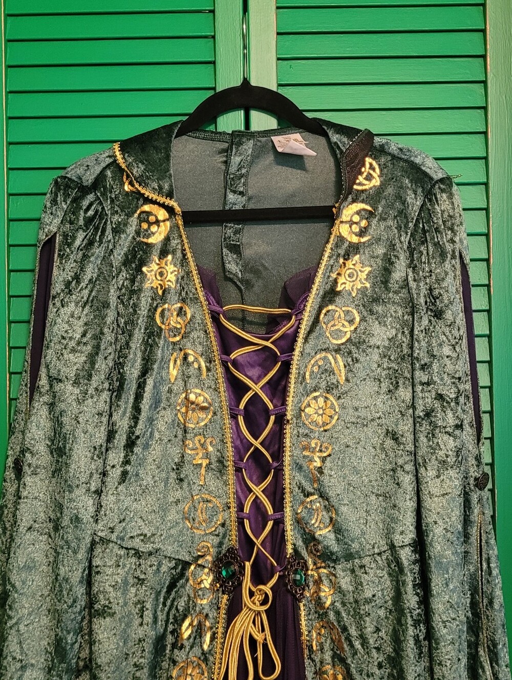 Disney Hocus Pocus Green And Purple Witch Dress - Picture 2 of 7